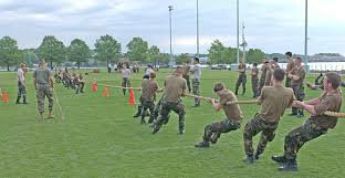 Tug of war Fighting sport to execute the power